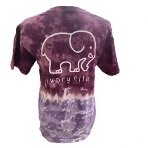 IvoryElla Tie Dye Ombre Save the elephant  Tee